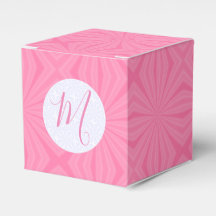 Carrés ondulés rose clair