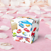 Cars Boîte cadeau papier pour enfants