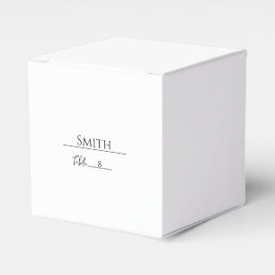 Ballotins Carte de repère de table personnalisable