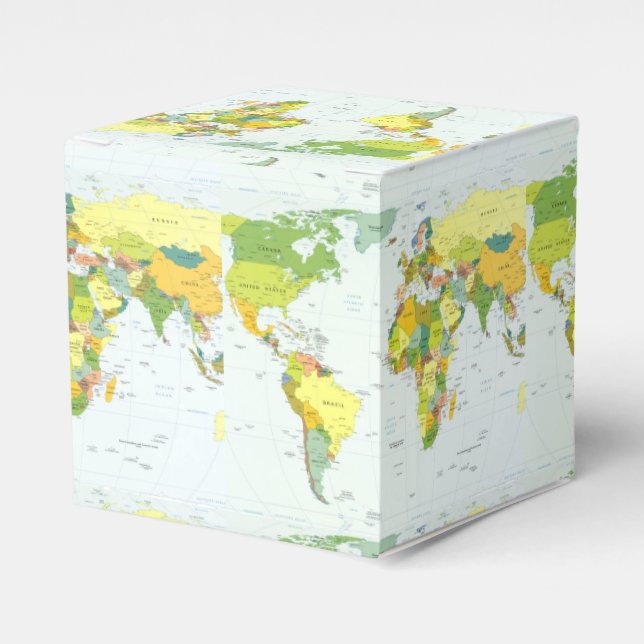 Ballotins Carte mondiale Globe Pays Atlas (Verso)