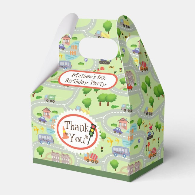 Ballotins Carte routière Ballotin vert (Verso)