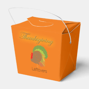 Ballotins Carton à emporter de restes de thanksgiving