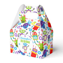 Cartoon Robot thème Anniversaire