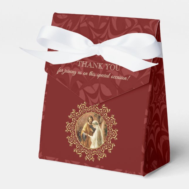 Ballotins Catholique Traditionnelle Mary St. Joseph Damask M (Verso)