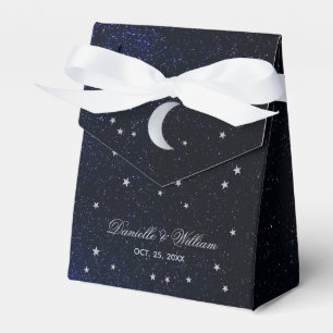 Ballotins Céleste Mariage Bleu étoile Nuit Argent Lune