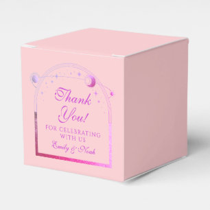 Ballotins Céleste rose violet soleil Lune étoiles Mariage