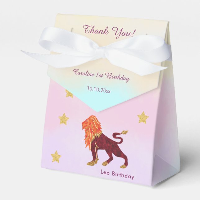 Ballotins Celestial Leo Watercolor | 1st Birthday (Verso)