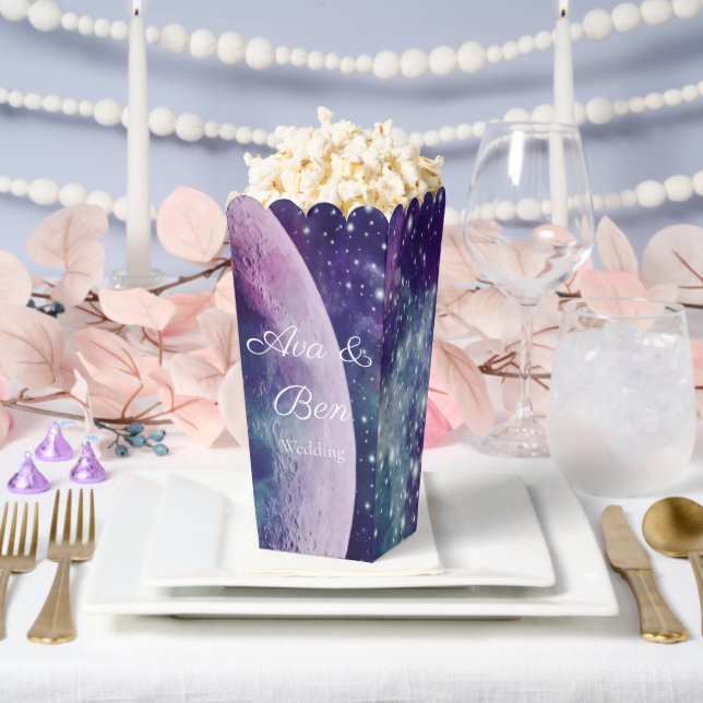 Ballotins Celestial Purple Galaxy Moon Wedding  (Mariage)