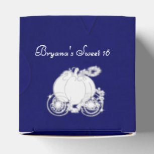 Ballotins Cendrillon Silver Carriage Blue Party Favoriser le