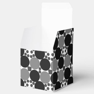 Ballotins Cercles monochromes : Noir blanc et gris abstraits