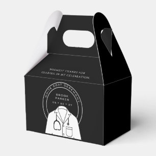 Ballotins Cérémonie de la robe blanche noire personnalisée M