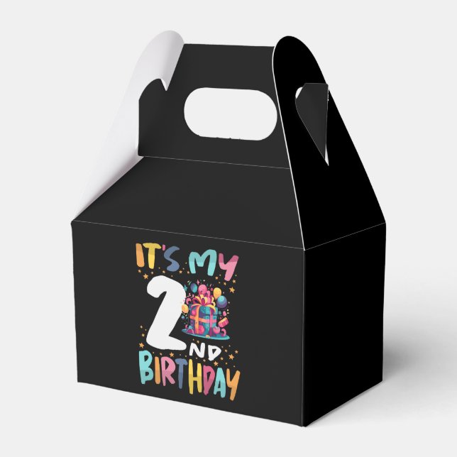 Ballotins C'est mon 2e anniversaire Anniversaire de enfant h (Verso)