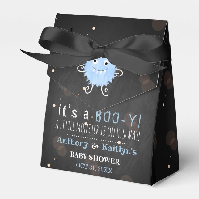 Ballotins C'est un boo-y ! Baby shower d'Halloween de Little (Verso)