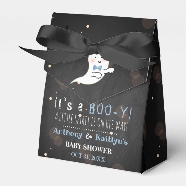 Ballotins C'est un boo-y ! Baby shower d'Halloween Little Sp (Verso)