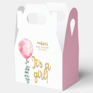 Ballotins C'est une Ballotin de Baby shower de ballons rose