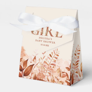 Ballotins C'Est Une Fille Rustique Baby shower Floral Automn