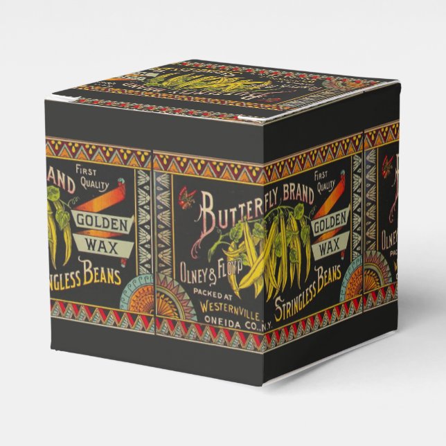 Ballotins Chaîne Étiquette de haricot Vegetable Pays (Verso)