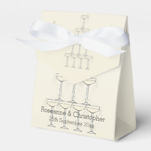Ballotins Champagne Flutes Design Champagne Mariage couleur