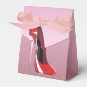 Ballotins Champagne talon rouge Stiletto Ballotin de chaussu
