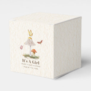 Ballotins Champignons Papillons Baby shower de fille Woodlan