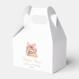 Ballotins Chapitre Trois Livres à Ruban Rose Fête d'annivers