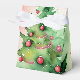 Ballotins Charmante Pine Tree & Red Ornaming Holiday