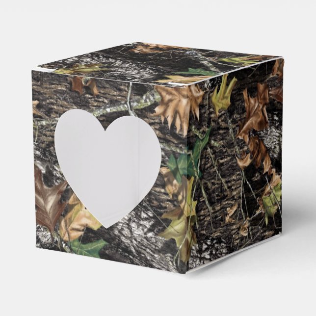 Ballotins Chasse Camo Mariage Favor Boxes (Verso)