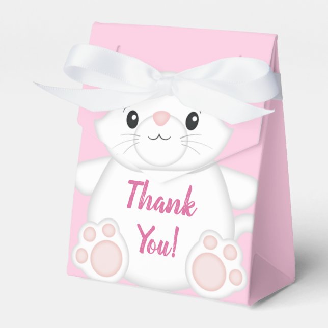 Ballotins Chat Baby shower Kitty Rose (Verso)