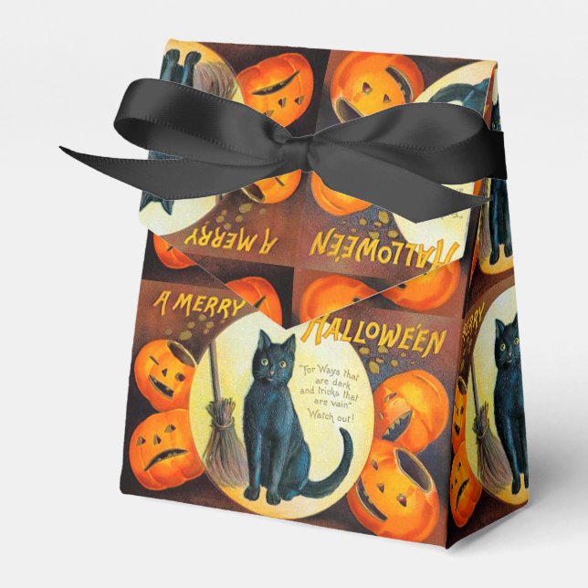 Ballotins Chat Falln Joyeux Halloween (Verso)