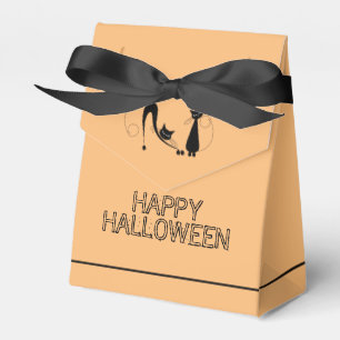Ballotins Chat Noir Élégant, Joyeux Halloween
