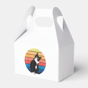 Ballotins Chat Smoking Cadeau Couleurs Rétro pour Amoureux d