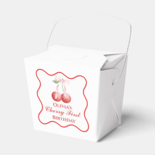Ballotins Chercher premier anniversaire Pink Bow En vichy