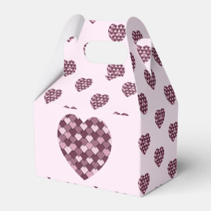 Ballotins Cherry Carré rose et coeur diamant