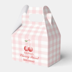 Ballotins Cherry Sweet anniversaire Pink Bow En vichy