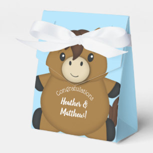 Ballotins Cheval Baby shower Blue Boy