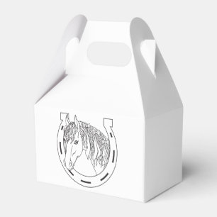 Ballotins Cheval de la partie occidentale Black White Party