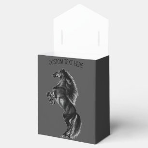 Ballotins Cheval sauvage noir droit - Dessin - Ajouter votre