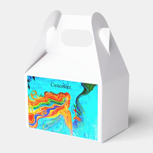 Ballotins cheveux arc-en-ciel mermaid (Verso)