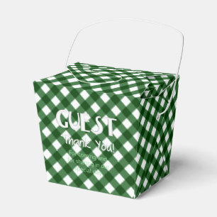 Ballotins Chex 16-NOËL BOÎTE DE FAVEUR VERT-PARTY, sortir
