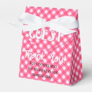 Ballotins Chex 1-Pink-PARTY FAVOR BOX, style tente