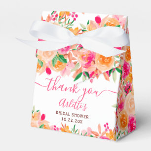 Ballotins Chic audacieux floral aquarelle enterrement de vie