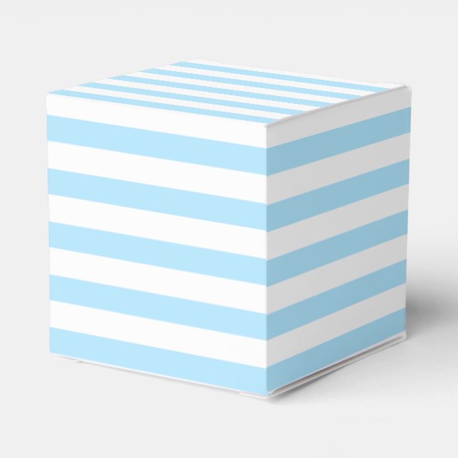 Ballotins Chic Bébé clair bleu et blanc rayé (Arrière)
