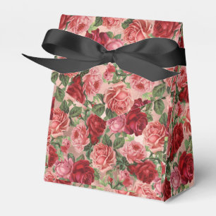 Ballotins Chic Elegant Vintage Rose Rouge Roses Floral