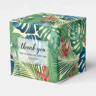 Ballotins Chic Fleurs Palms Monstera Merci