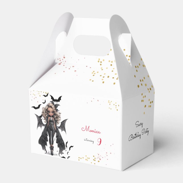 Ballotins Chic glam gothique effrayant fille fête d'annivers (Verso)