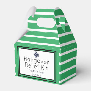 Ballotins Chic Green et Marine Hangover Kit Ballotin