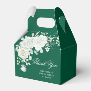 Ballotins Chic Green Pastel Blanc Rose vert Anniversaire