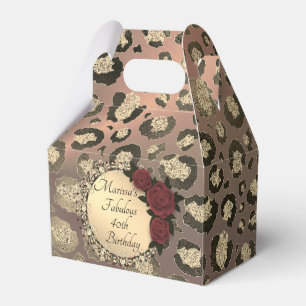 Ballotins Chic Leopard Rose Fabuleux 40e anniversaire
