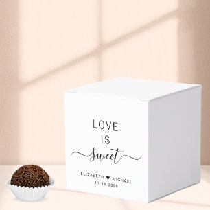 Ballotins Chic Love Is Sweet Mariage