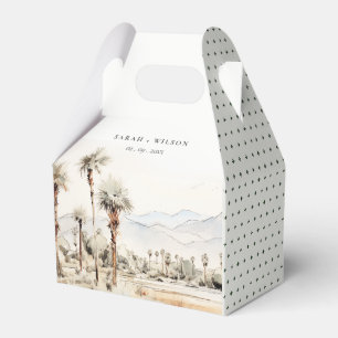 Ballotins Chic Palm Springs California Mariage paysager